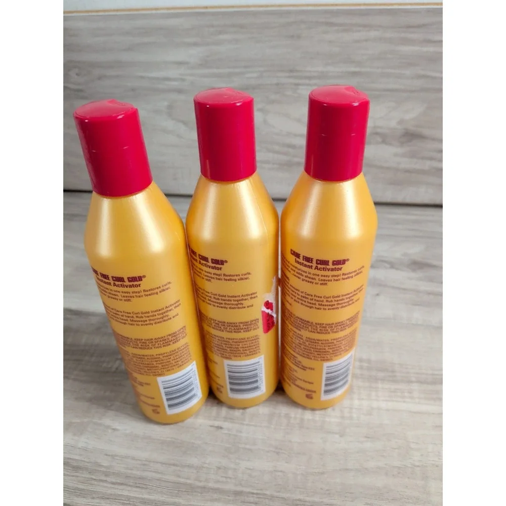 SoftSheen Carson Care Free Curl Gold Hair Instant Activator 8 fl oz New